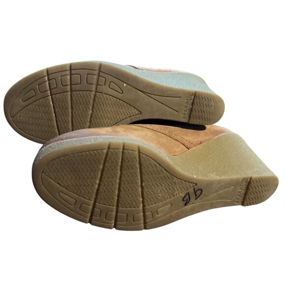 Sperry Top Sider Woman's Harlow Lace Up Tan Leather Wedge Boots‎ Size 6.5M - Picture 9 of 9